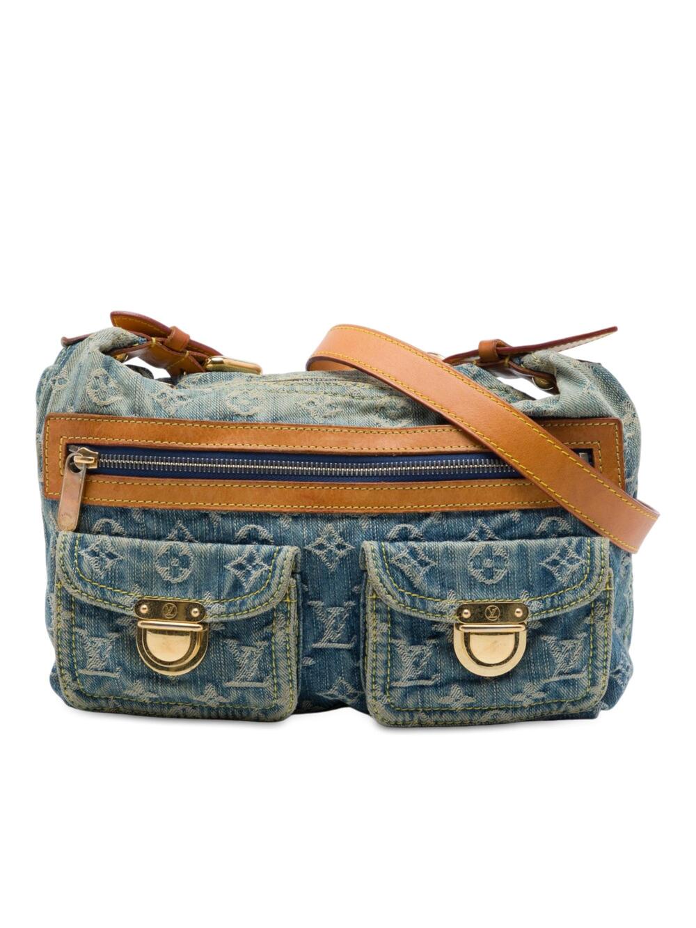 Louis Vuitton Baggy Handbag Denim Pm #349828L24B